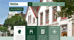 Desktop Screenshot of buenting.de